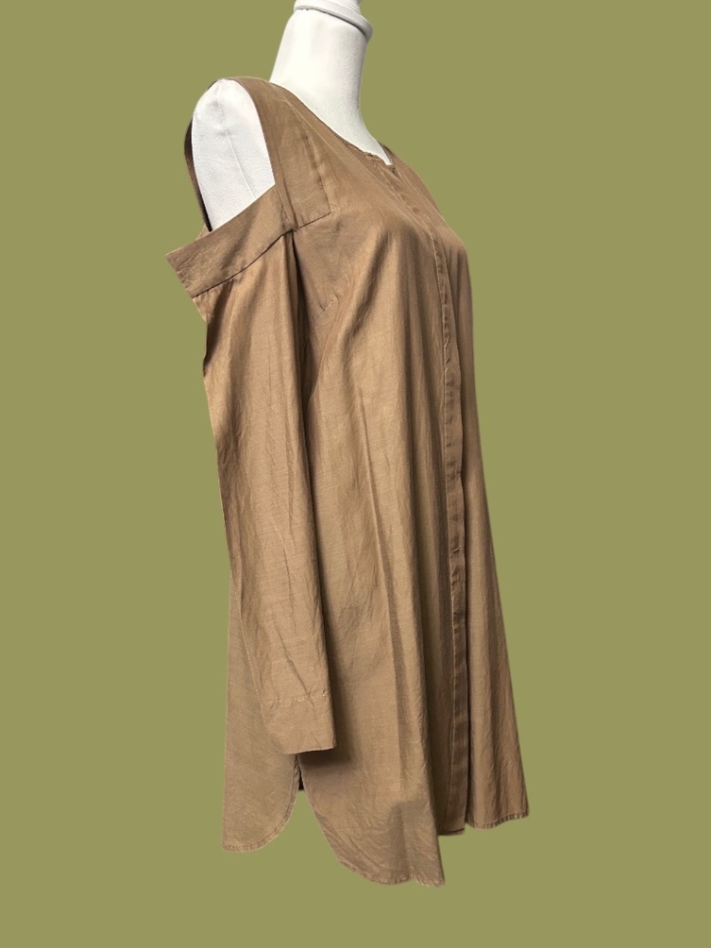 BCBGMaxAzria Bare Shoulder Tent Dress